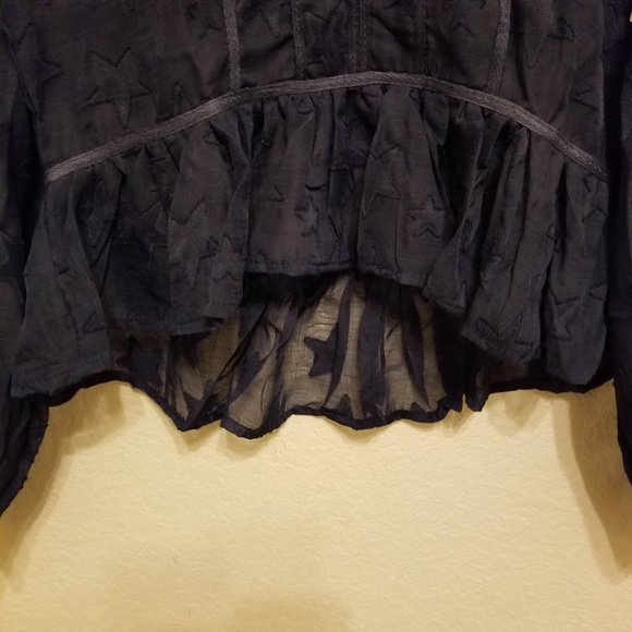 Romeo & Juliet Couture Sheer Star Top - Picture 7 of 8